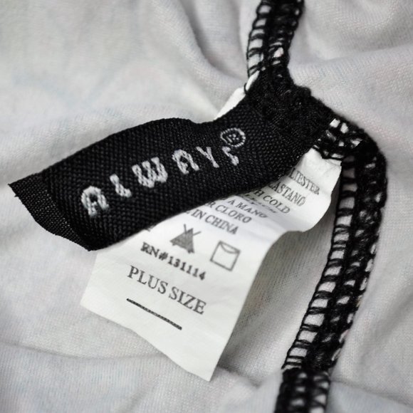 Like New! Always Brand Soft Patterned Leggings multicolor - Plus Size - Picture 4 of 4